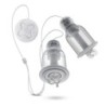 Vibrating and rotating nipple stimulators with suction