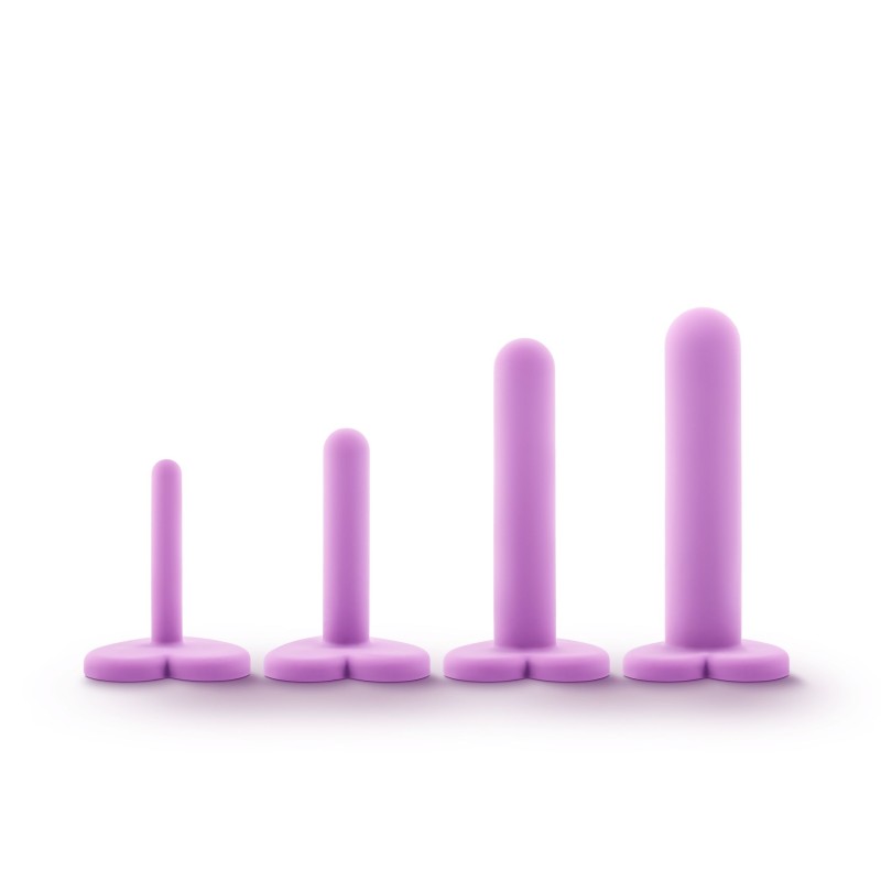 Kit de dilatadores vaginales de silicona - Morado