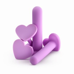 Kit de dilatadores vaginales de silicona - Morado