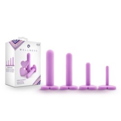 Kit de dilatadores vaginales de silicona - Morado