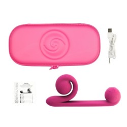 Vibrator Dublu Snail Vibe - Roz