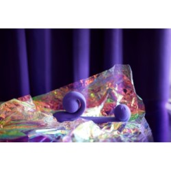 Dvojni vibrator Snail Vibe - Vijolična