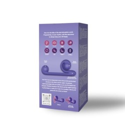Dvojni vibrator Snail Vibe - Vijolična