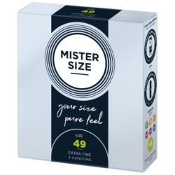 MISTER.SIZE kondomer i 49 mm, 3 stk.