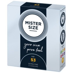 MISTER.SIZE kondomer i 53 mm, 3 stk.