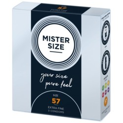 Preservatius MISTER.SIZE 57 mm 3 unitats