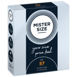 Kondoomid MISTER.SIZE 57 mm 3 tükki