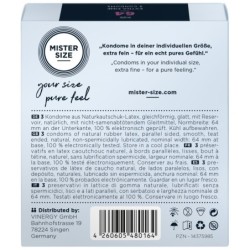 Kondoomid MISTER.SIZE 64 mm 3 tk