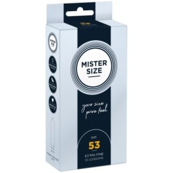 Prezervatyvai MISTER.SIZE 53 mm 10 vienetų
