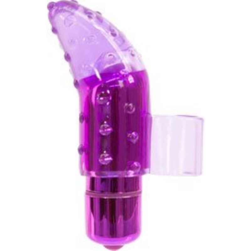 Fingervibrator med kula Frisky Finger - Lila