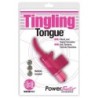 Vibrador de dedo con bala y lengua Tingling Tongue - Rosa
