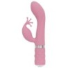 Vibrator Zajček Nagajivec in G-točka - Roza