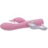 Vibrador Conejo Travieso y Punto G - Rosa