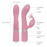 Vibrador Coelho Travesso e Ponto G - Rosa