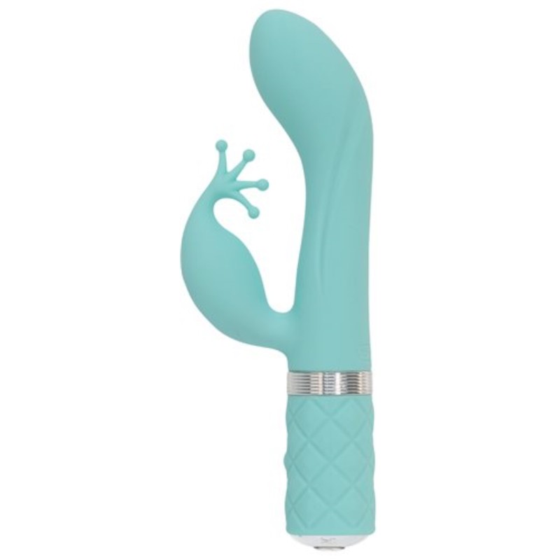 Vibrator Zajček Nagajivec in G-točka - Turkizna