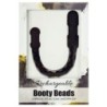 Vibraciniai analiniai karoliukai Booty Beads - Juodi