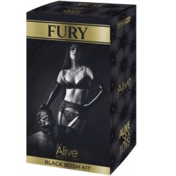 Fury Kit 10 Kosov Bdsm Črn
