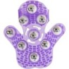 Mănușă de Masaj cu Bile Rotative - Violet