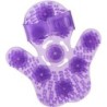 Mănușă de Masaj cu Bile Rotative - Violet