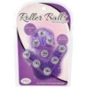 Mănușă de Masaj cu Bile Rotative - Violet