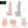 Dildo Mark със Вендуза - 19 см