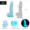 Dildo Luke svítící ve tmě - 18 cm