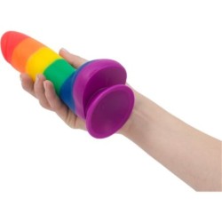 Justin Rainbow Silikon Dildo - 19 cm