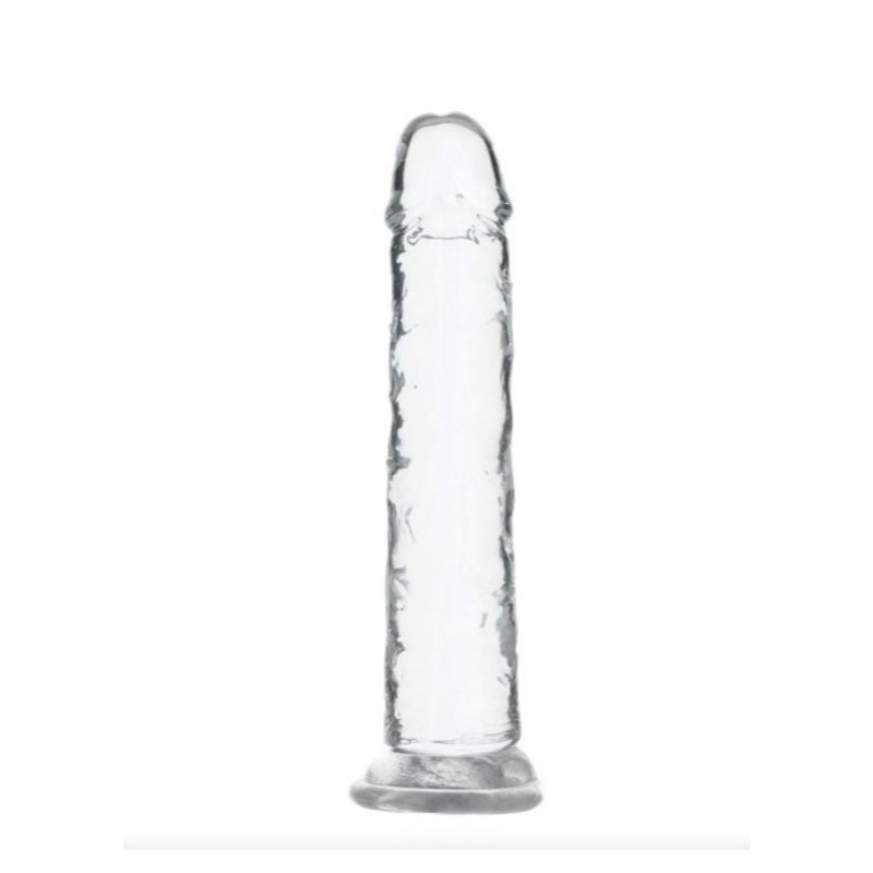 Crystal Dildo Transparente - 18 cm