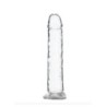 Skaidrus Krištolinis Dildo - 18 cm
