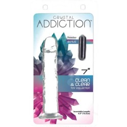 Dildo di Cristallo Trasparente - 18 cm