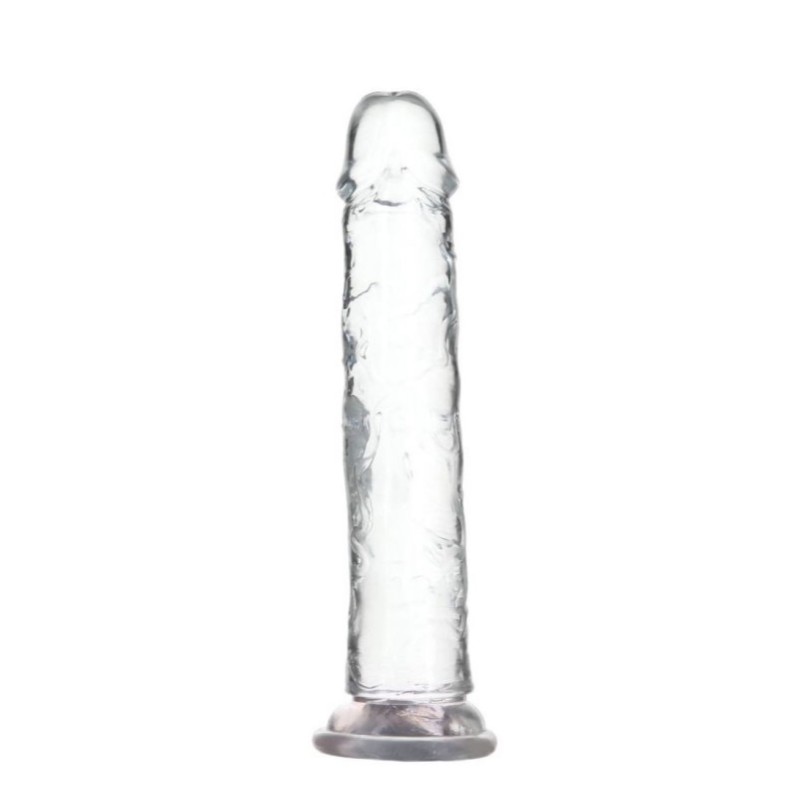 Dildo de cristall transparent - 20 cm
