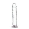 Dildo de cristall transparent - 20 cm