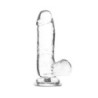 Kryształowy Dildo Transparentny - 15 cm