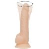 Dildo Naked Realist Vibrator și Rotativ - 20 cm
