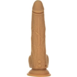 Realistické dildo Naked s pohybom posuvu a diaľkovým ovládaním - 23 cm