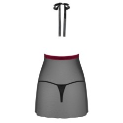 Rossita Babydoll su seksualinėmis stringais - Juoda S/M