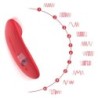 Vibrador de calcinhas inteligente Nyx controlado por aplicativo - Vermelho