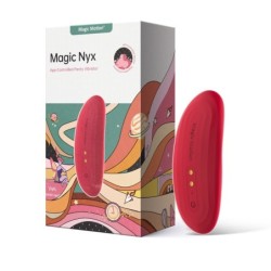 Viedais biksīšu vibrators Nyx, ko kontrolē lietotne - Sarkans