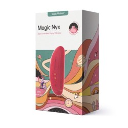 Viedais biksīšu vibrators Nyx, ko kontrolē lietotne - Sarkans