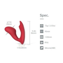 Intelligenter Umi Unisex Vibrator zur Unterstützung - App-gesteuert