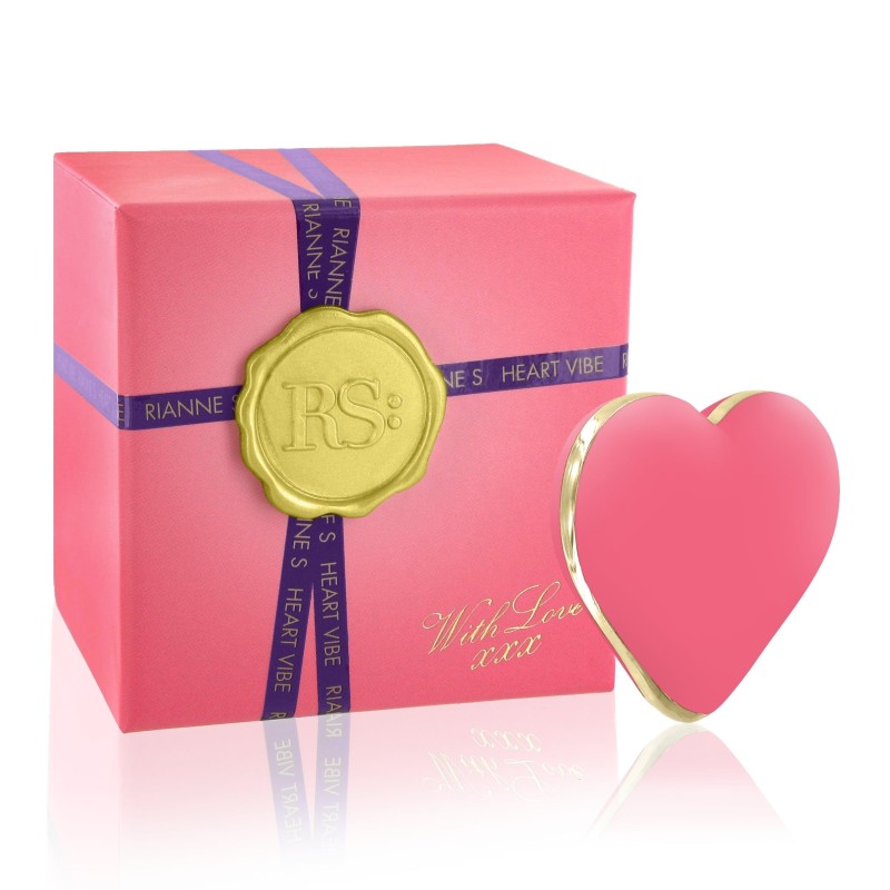 Vibratore a forma di cuore - Rosa corallo Vibratore a forma di cuore - Rosa corallo