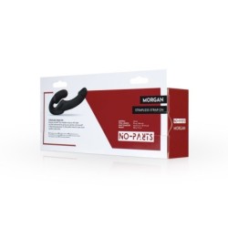 Dildo Strapless Strap-On Morgan - 22 cm - Černá