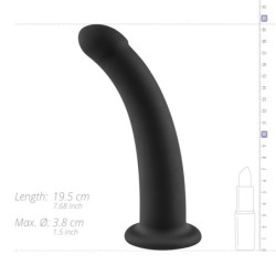 Dildo Parker 19,5 cm - Preto