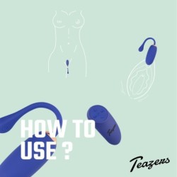 Uovo vibrante Teazers con telecomando