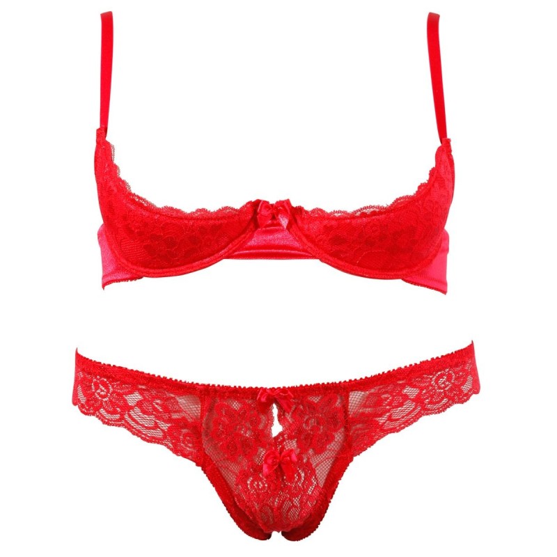 Conjunto de Sutiã Vermelho B80