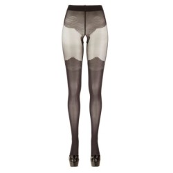 Calze con aspetto di collant M