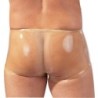 Bóxer de Látex con Funda para Pene - Transparente L/XL