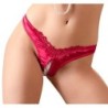 Tanga con perle - Rosso M