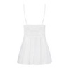 Conjunto Babydoll com Renda - Branco L/XL