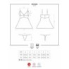 Conjunto Babydoll com Renda - Branco L/XL